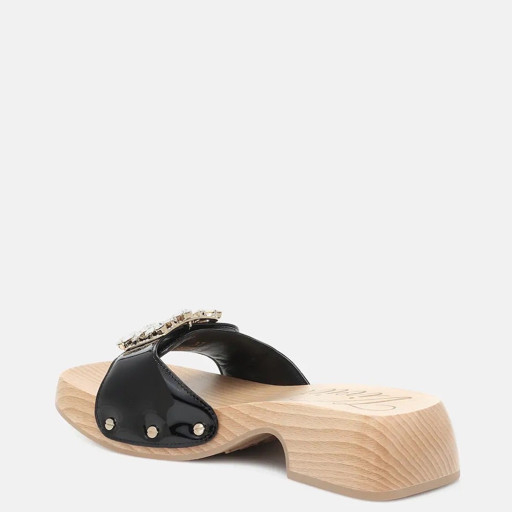 ROGER VIVIER Viv' Clogs patent leather sandals - Picture 10 of 15